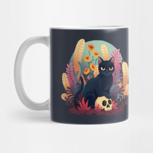 Skull kitty Mug